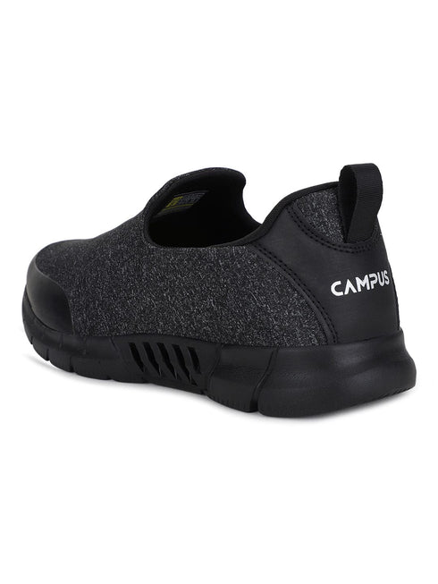 QUBA Black Men's Walking Shoes